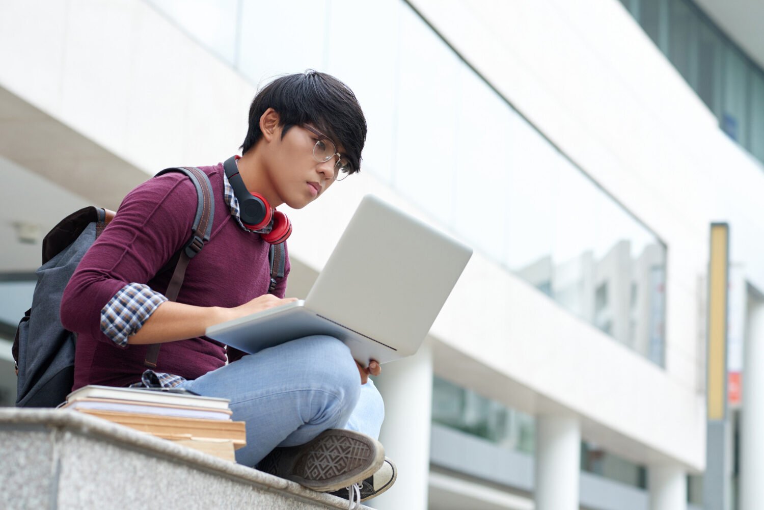 A university student doing some research